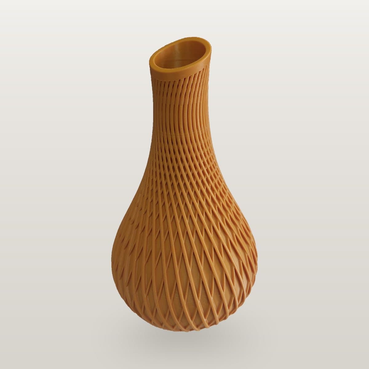 Ribbed Vase