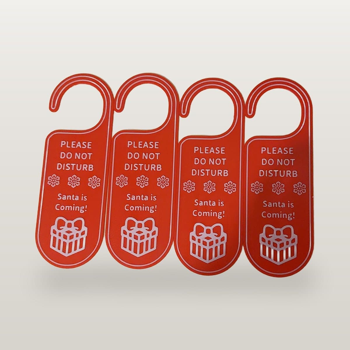 "Santa Is Coming" Door Hanger